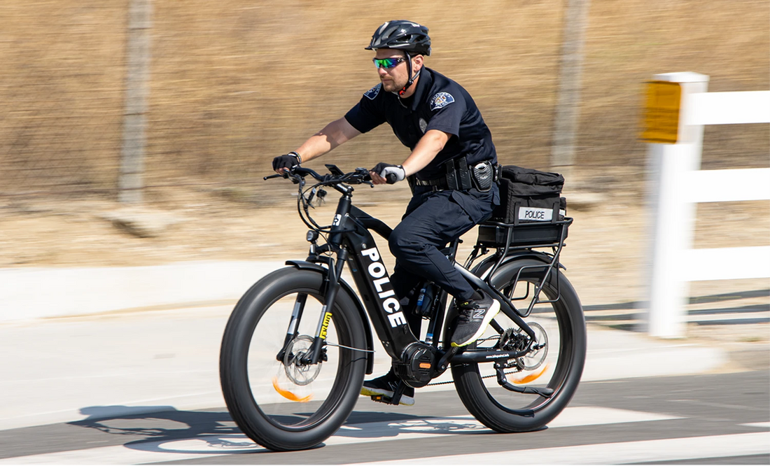 1000 Watt Mid-Drive Motor | All Terrain Response 528 Police Ebike ...