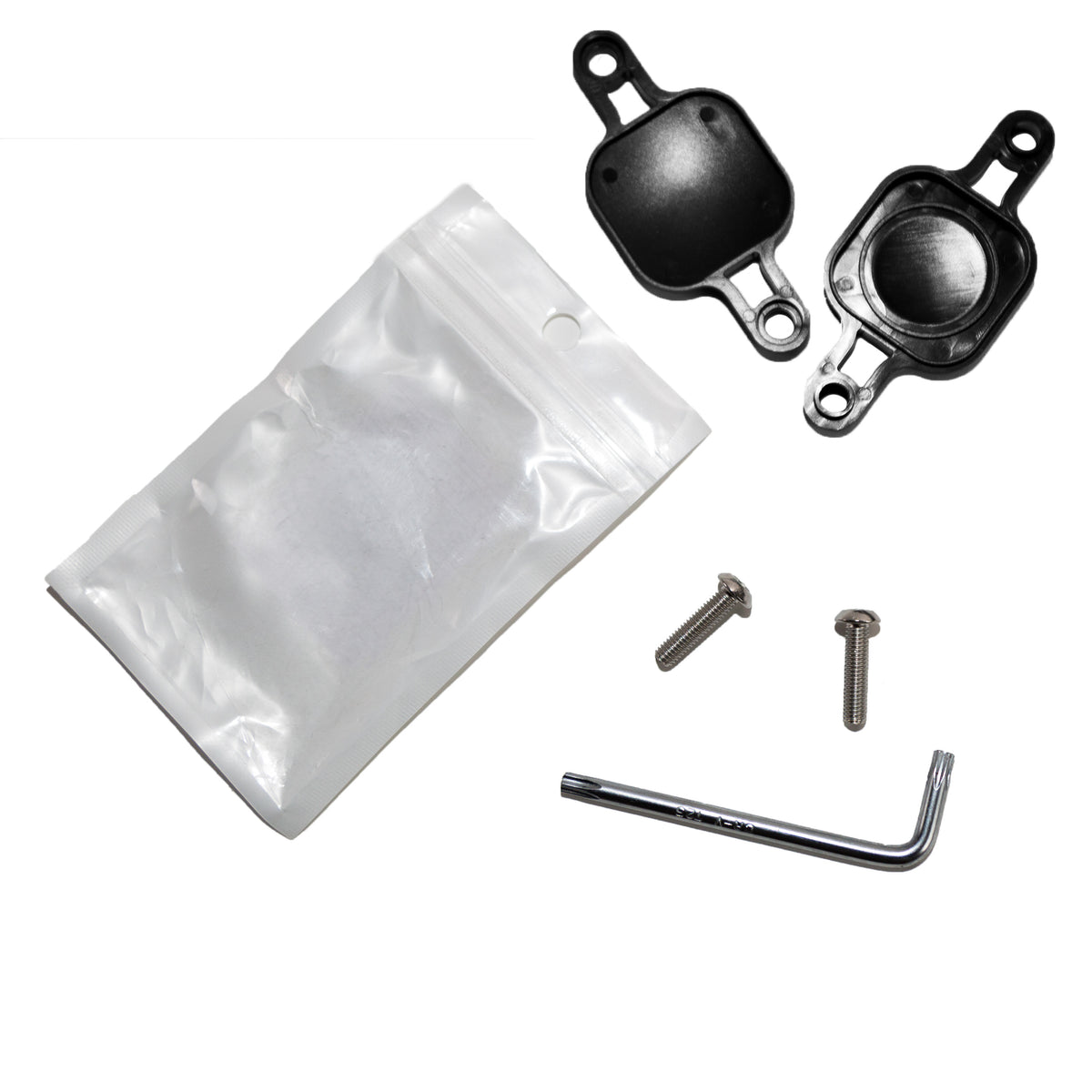 Air Tag Holder shown open with all the other included items.